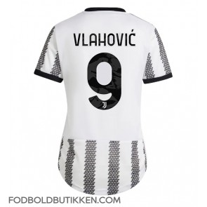 Juventus Dusan Vlahovic #9 Hjemmebanetrøje Dame 2022-23 Kortærmet